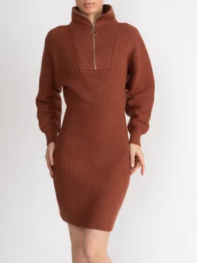 HAZEL DRESS (Brown)