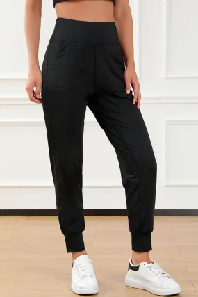 High Waist Joggers with Pockets