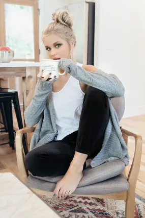 Hot Cocoa & Cuddles Velour Pants In Black