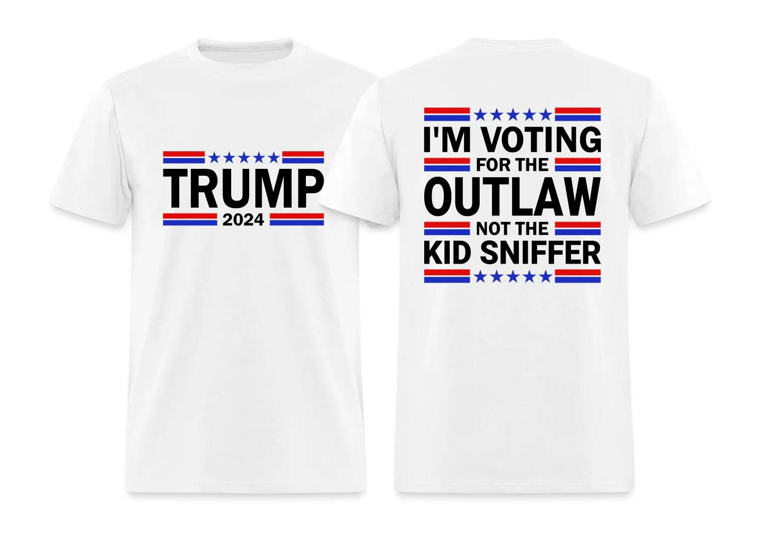 I'm Voting for the OutLaw not the Kid Sniffer (Trump) T-Shirt