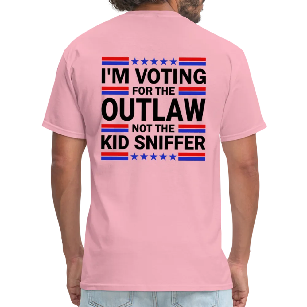 I'm Voting for the OutLaw not the Kid Sniffer (Trump) T-Shirt