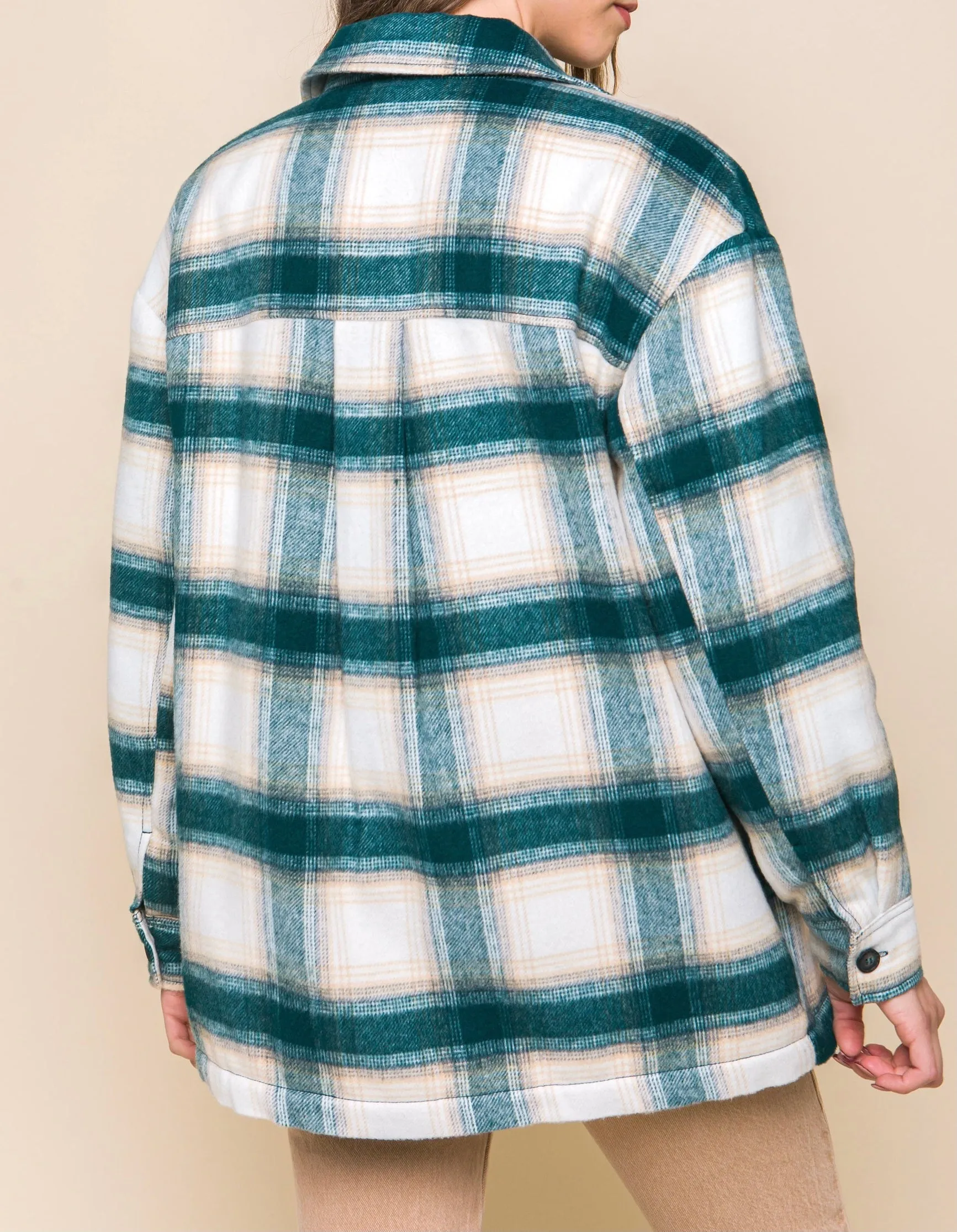 Jacob Plaid Jacket with Sherpa Lining
