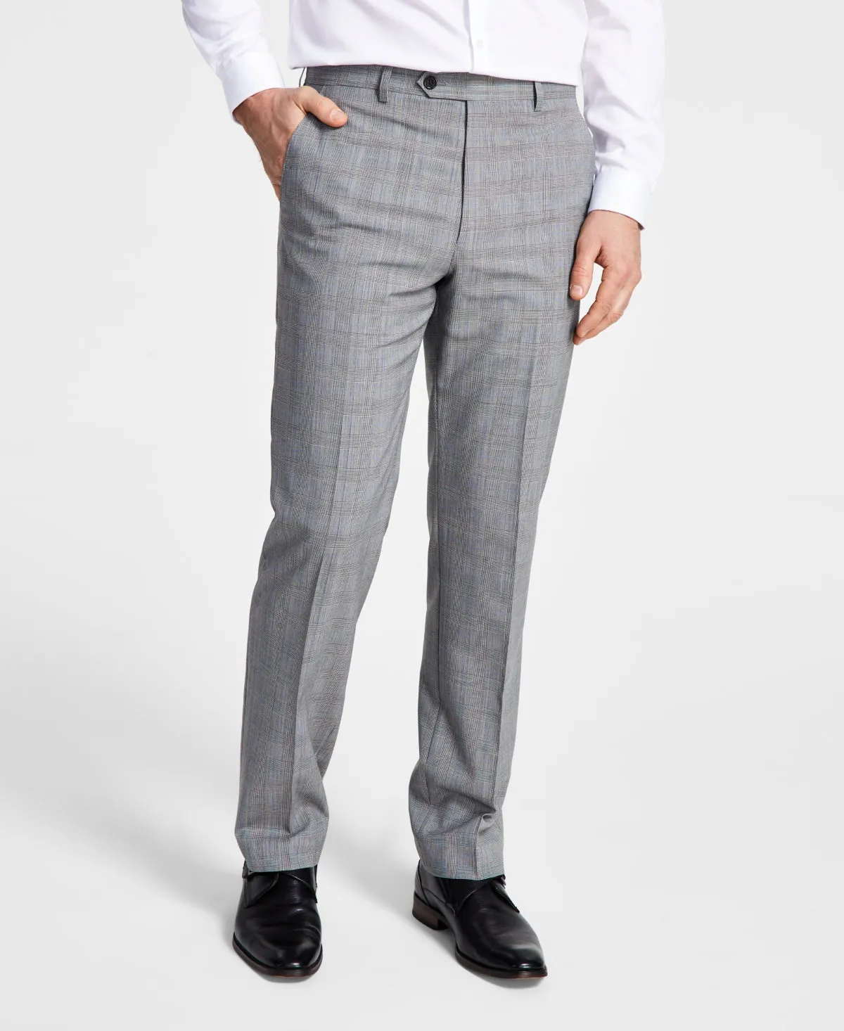 Lauren Ralph Lauren Mens Classic Fit UltraFlex Dress Pants White Black 44 x 30