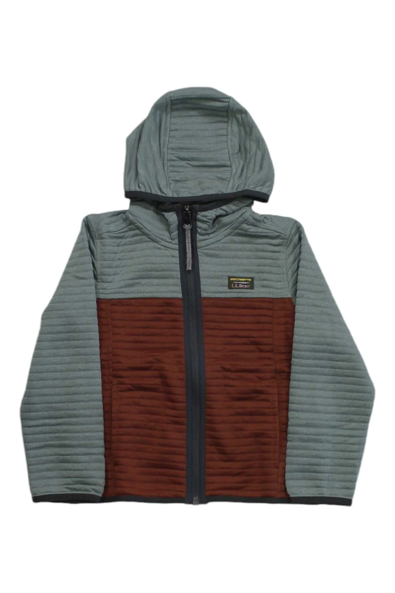 L.L.Bean Little Kids' Airlight Full Zip Colorblock Hoodie