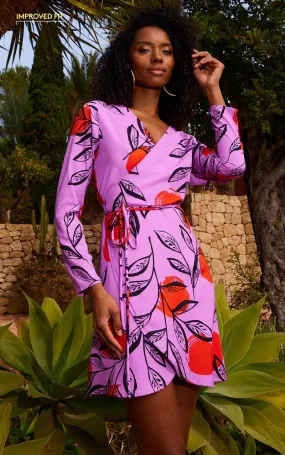 Marley Mini Dress (Sunset Dot)
