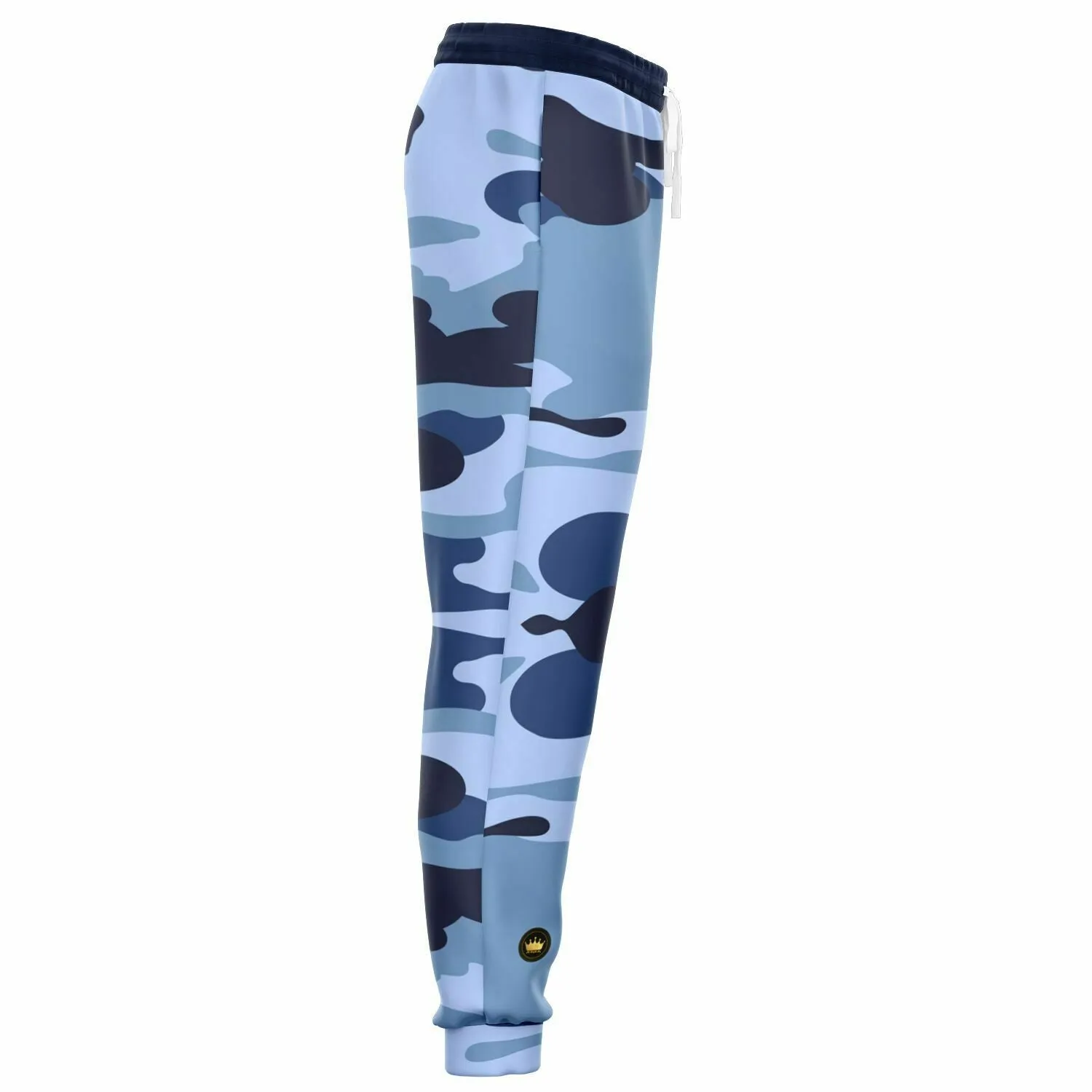 Midnight Powder Blue Eco-Poly Camo Unisex Joggers