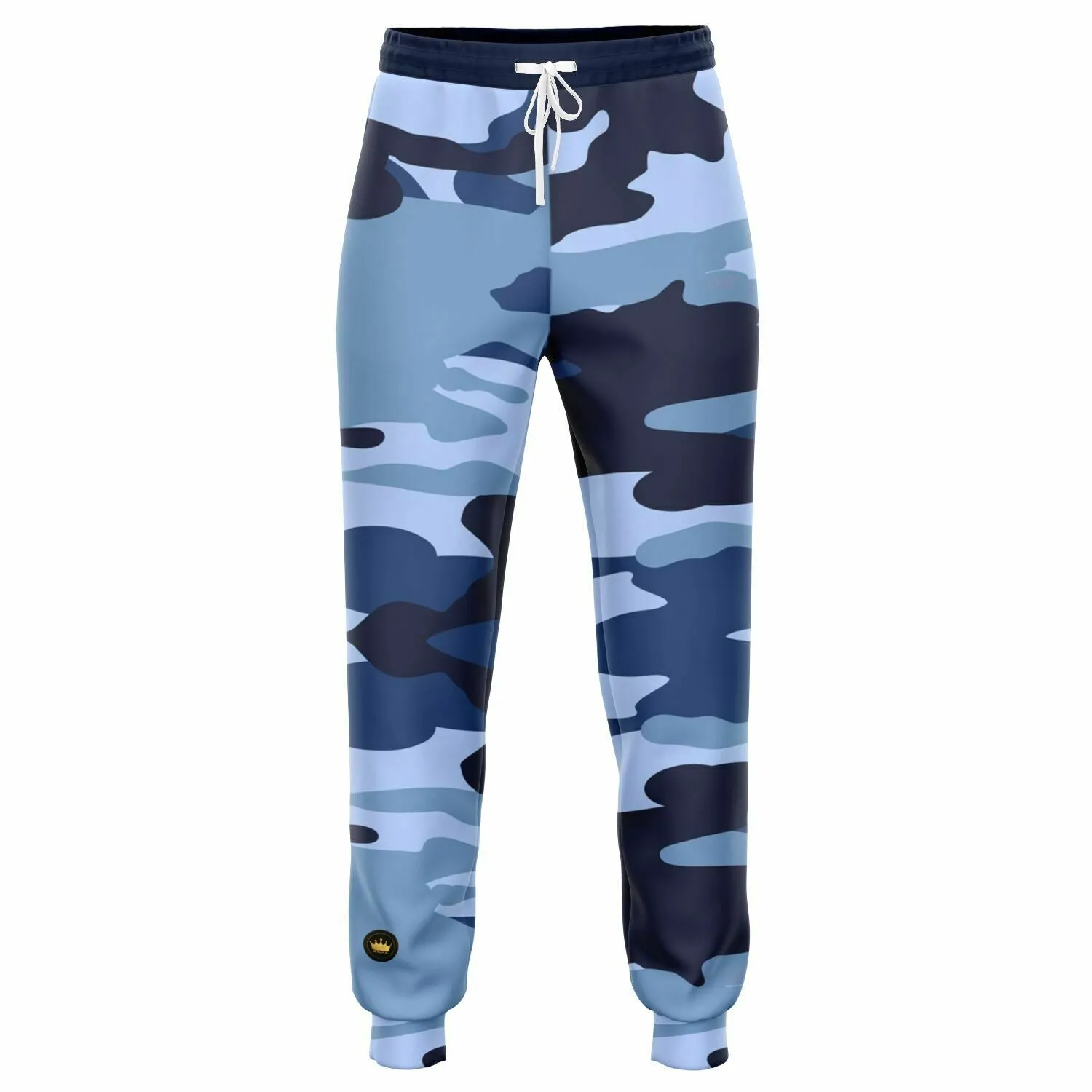 Midnight Powder Blue Eco-Poly Camo Unisex Joggers