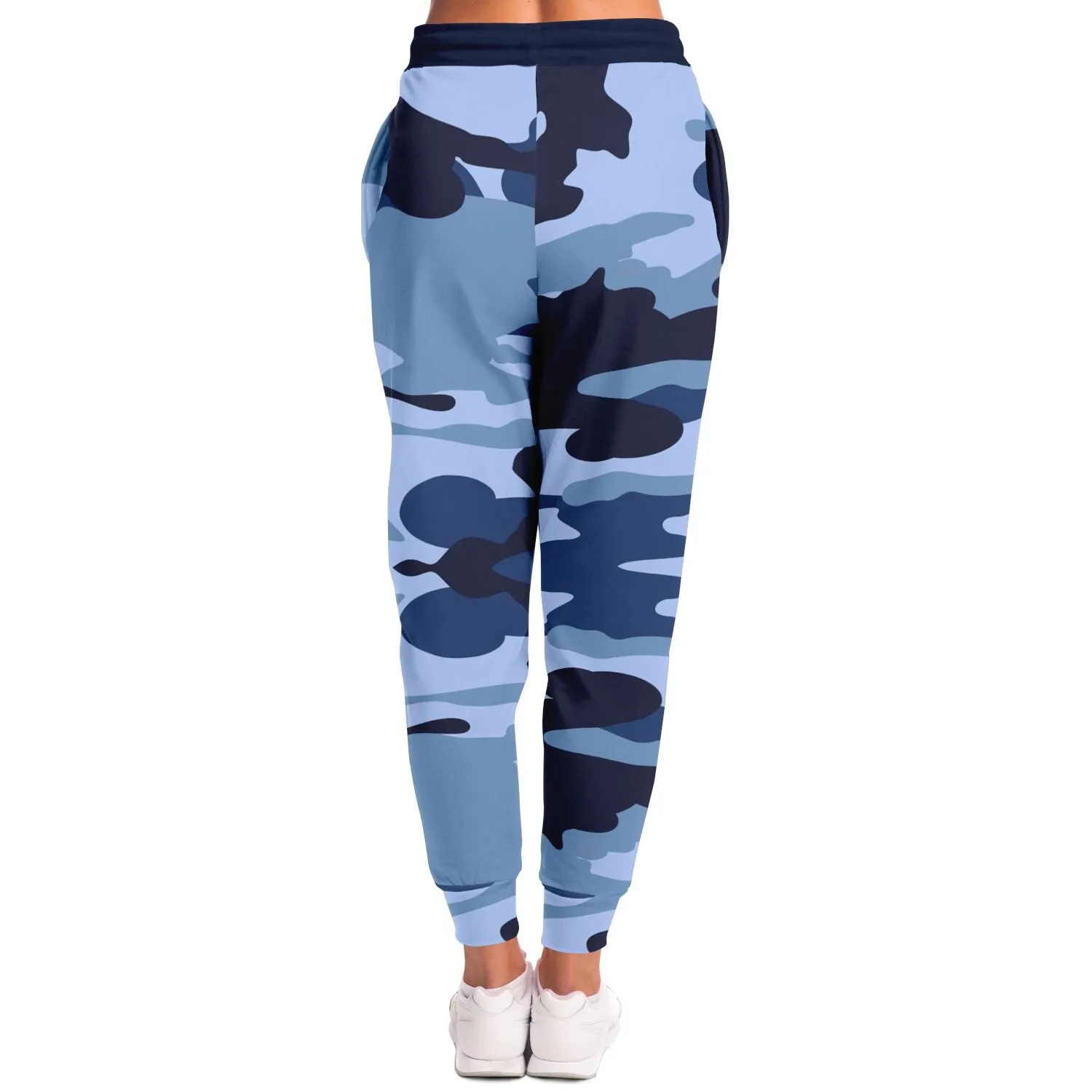 Midnight Powder Blue Eco-Poly Camo Unisex Joggers