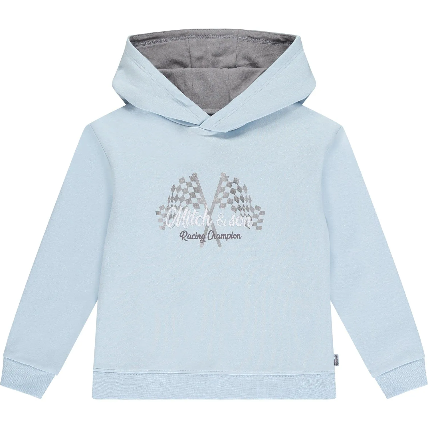 MITCH & SON - Enrico Flag Graphic Hooded Set - Pale Blue