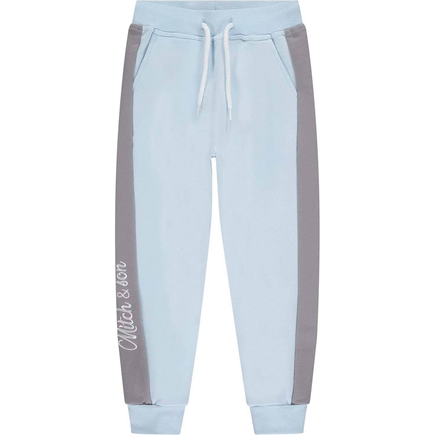 MITCH & SON - Enrico Flag Graphic Hooded Set - Pale Blue