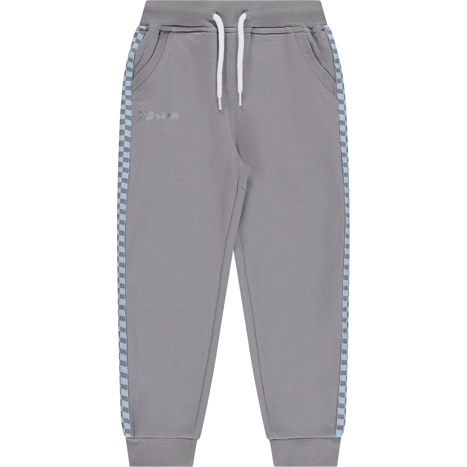 MITCH & SON - Ernest Flag Graphic Tapes Swearshirt Set - Grey