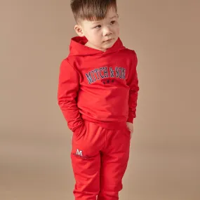 MITCH & SON - Flynn Hoody Logo Tracksuit - Red