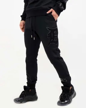 MLB DETROIT TIGERS TRIPLE BLACK MEN'S JOGGERS (BLACK)