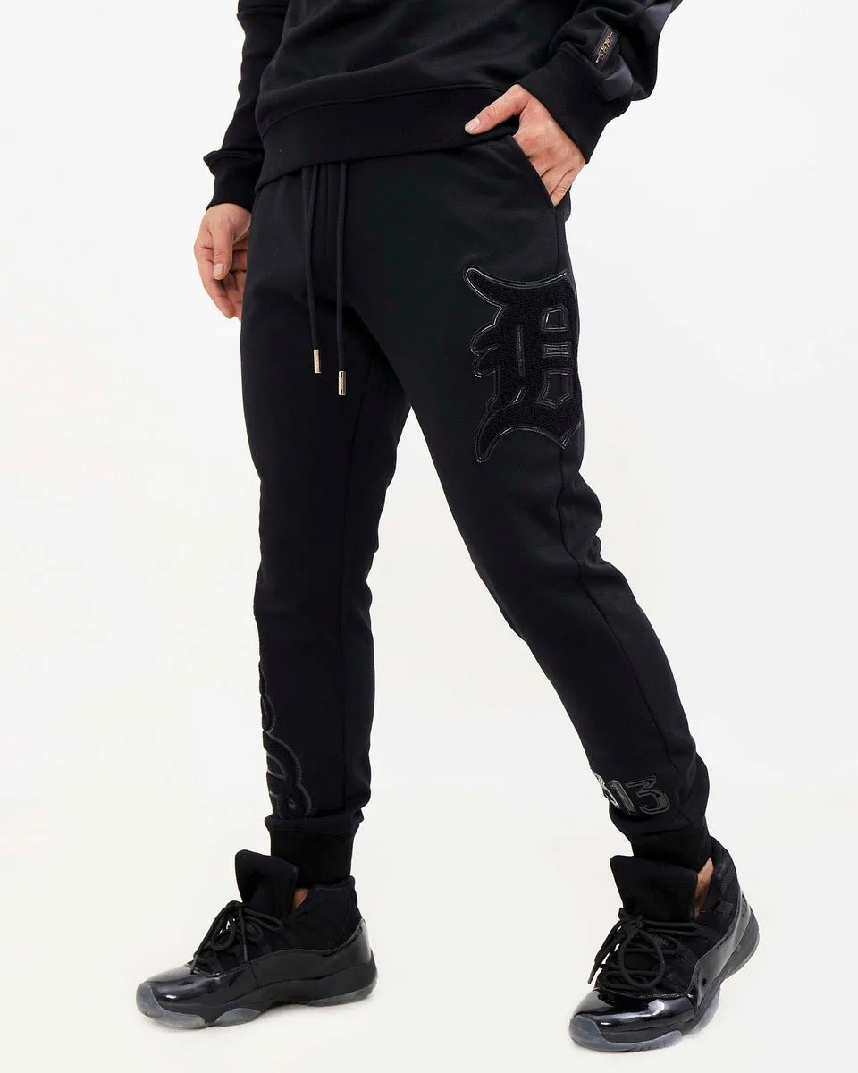 MLB DETROIT TIGERS TRIPLE BLACK MEN'S JOGGERS (BLACK)