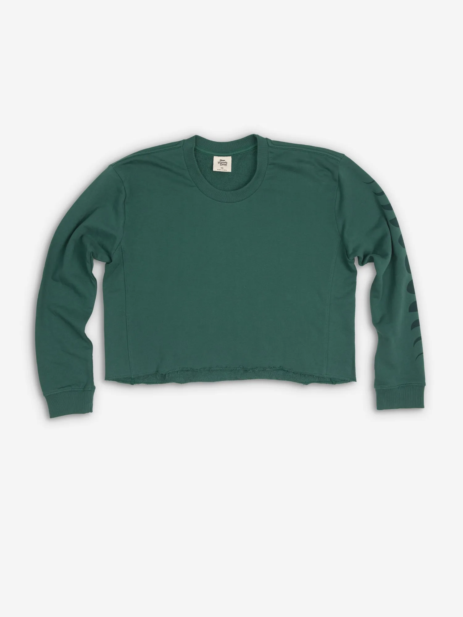 Moon Phase Crop Sweater