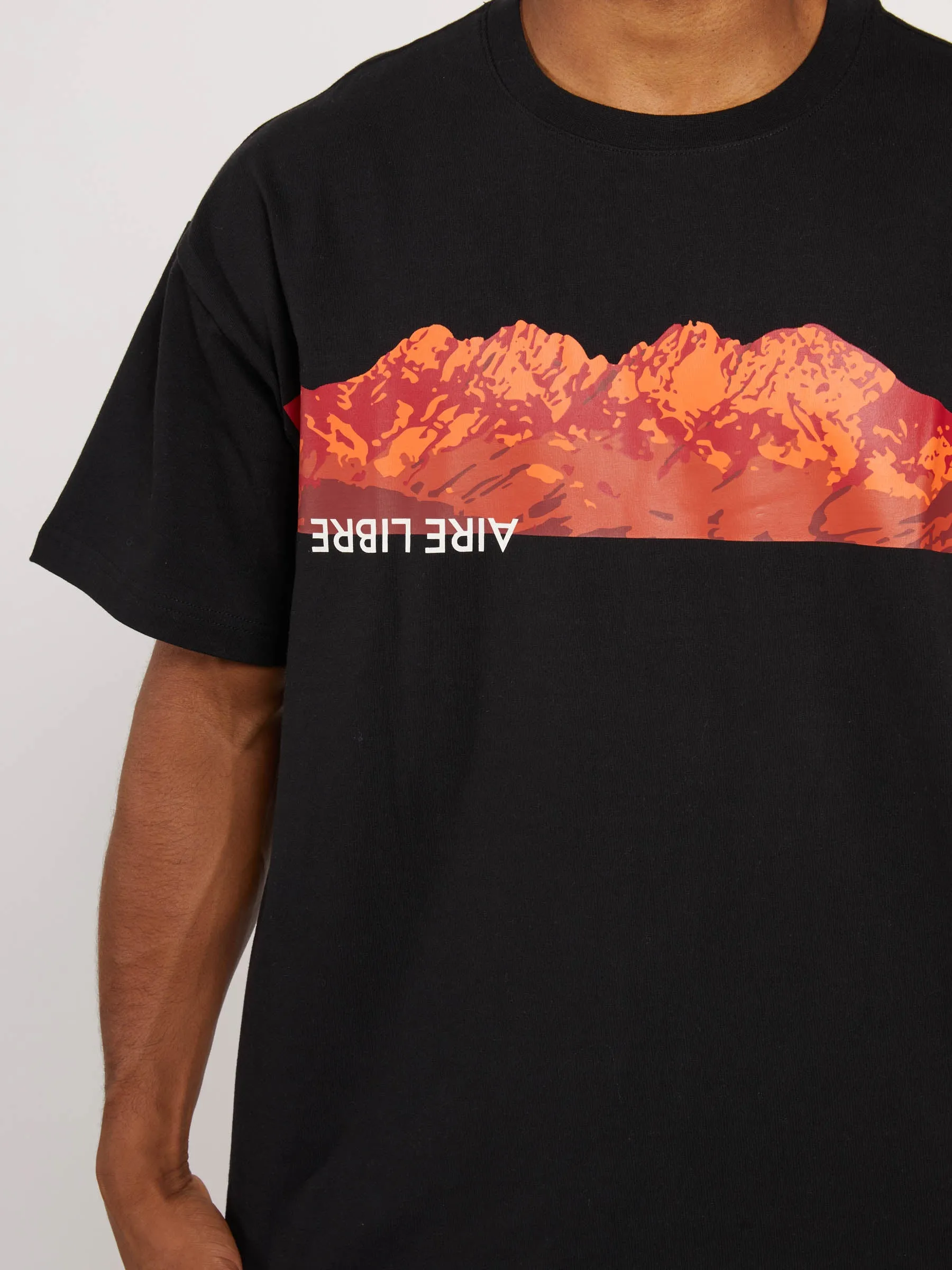 Mountain Range T - Moonlight Night