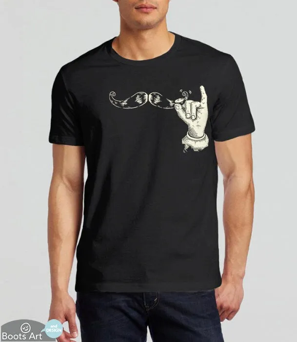 Mustache Shirt | Hipster Shirt | Mustache Clothing | Funny Mustache T-shirt | Vintage TShirt | Mustache graphic tee for men women    kids