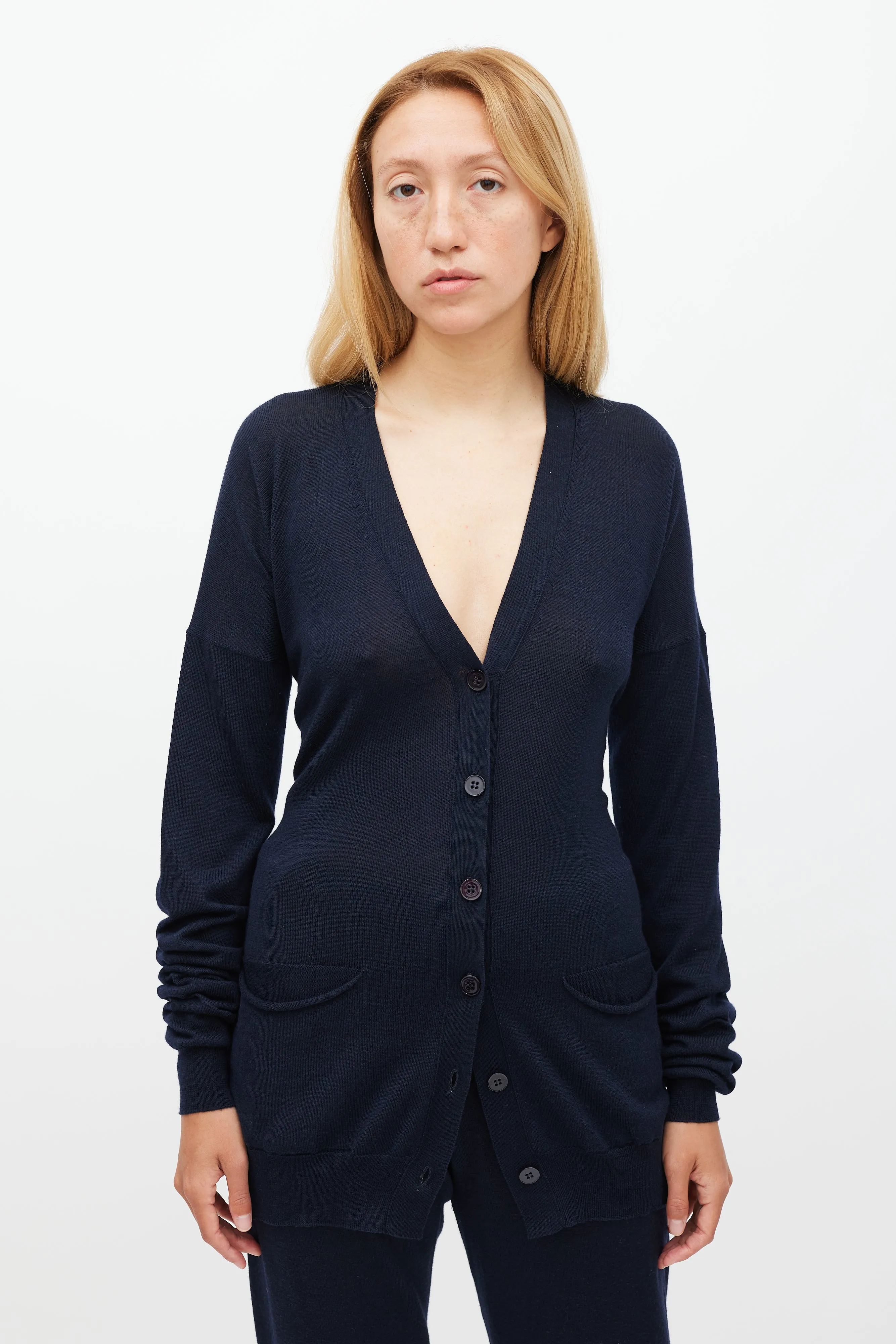 Navy Knit Co-Ord Set