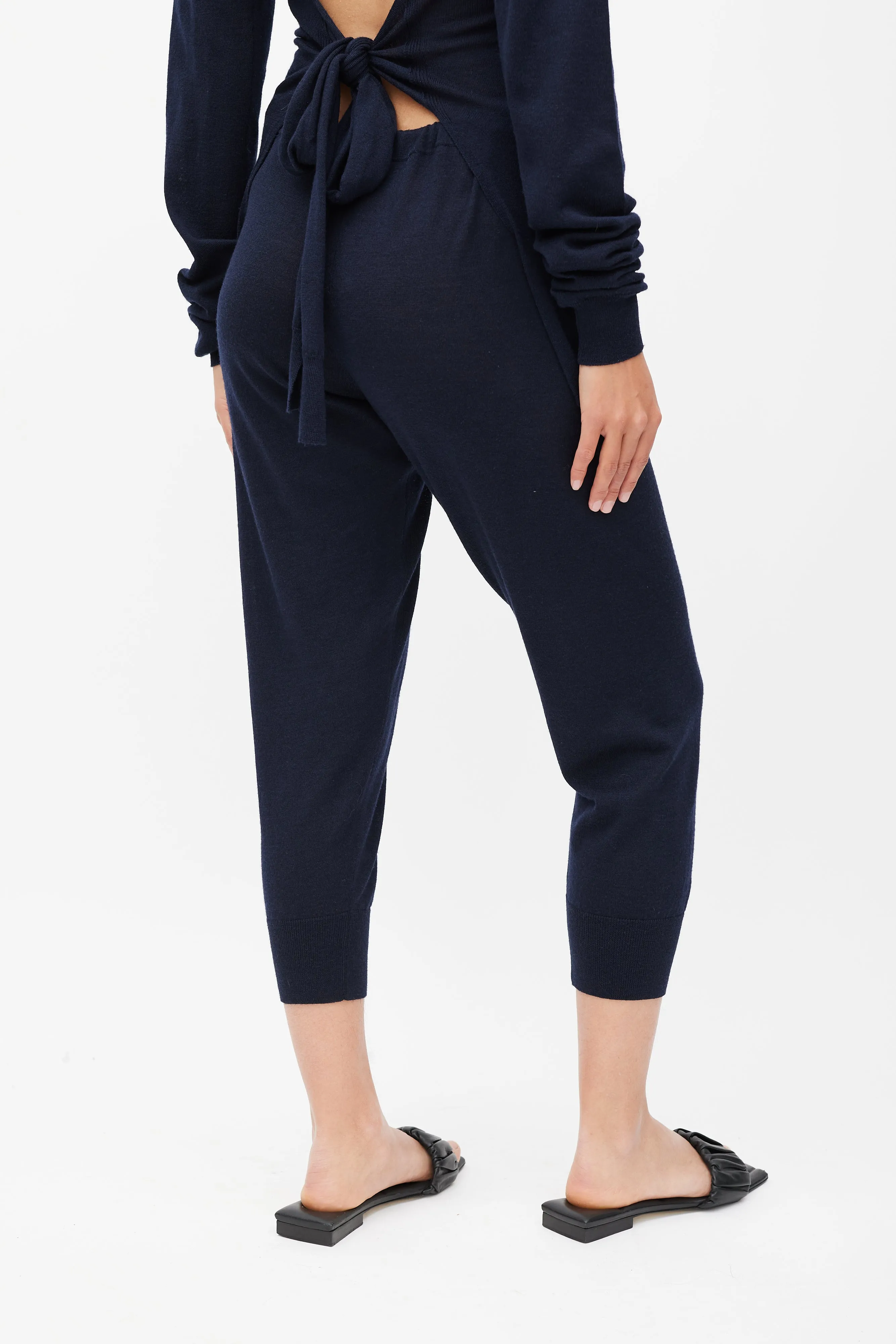 Navy Knit Co-Ord Set