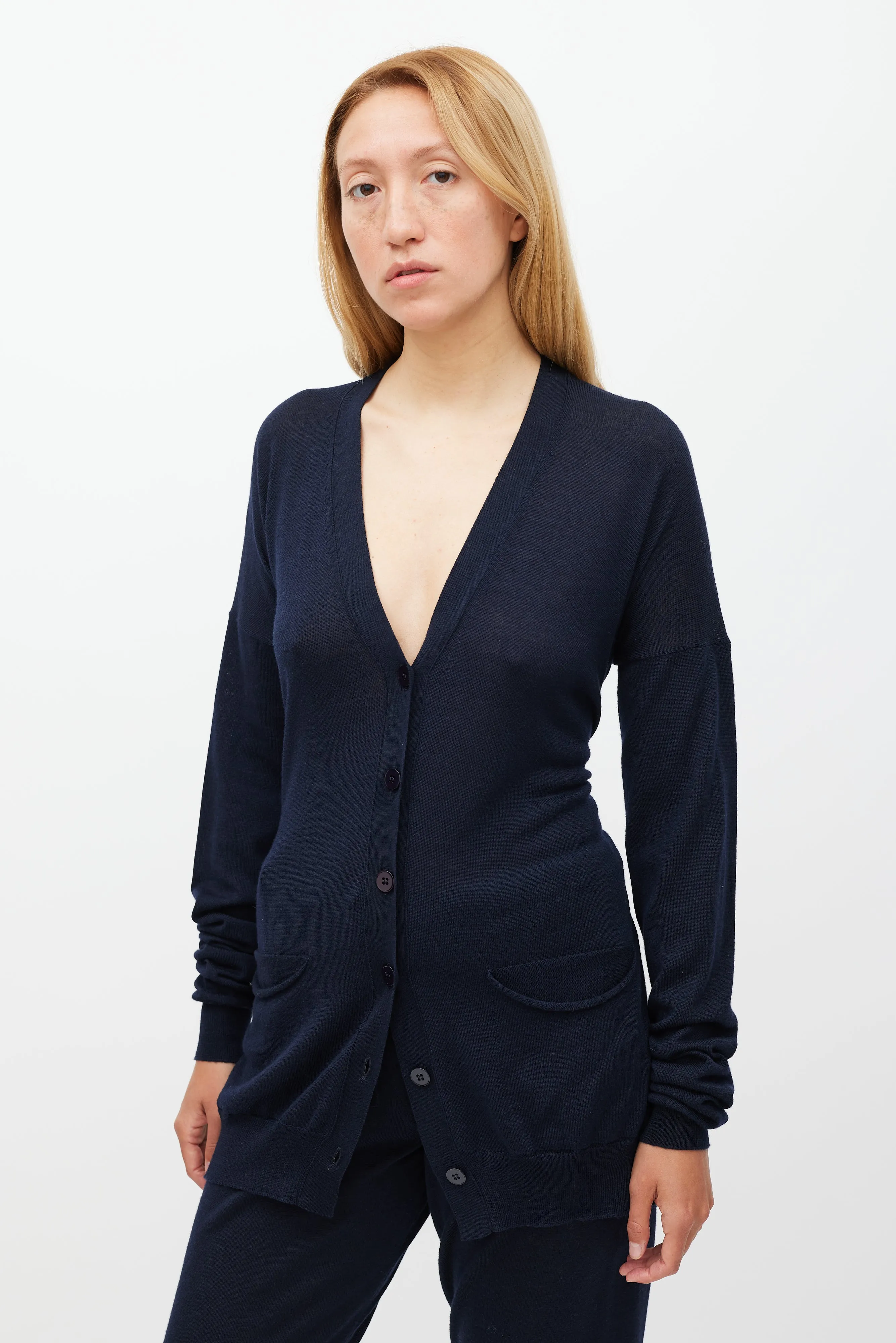 Navy Knit Co-Ord Set