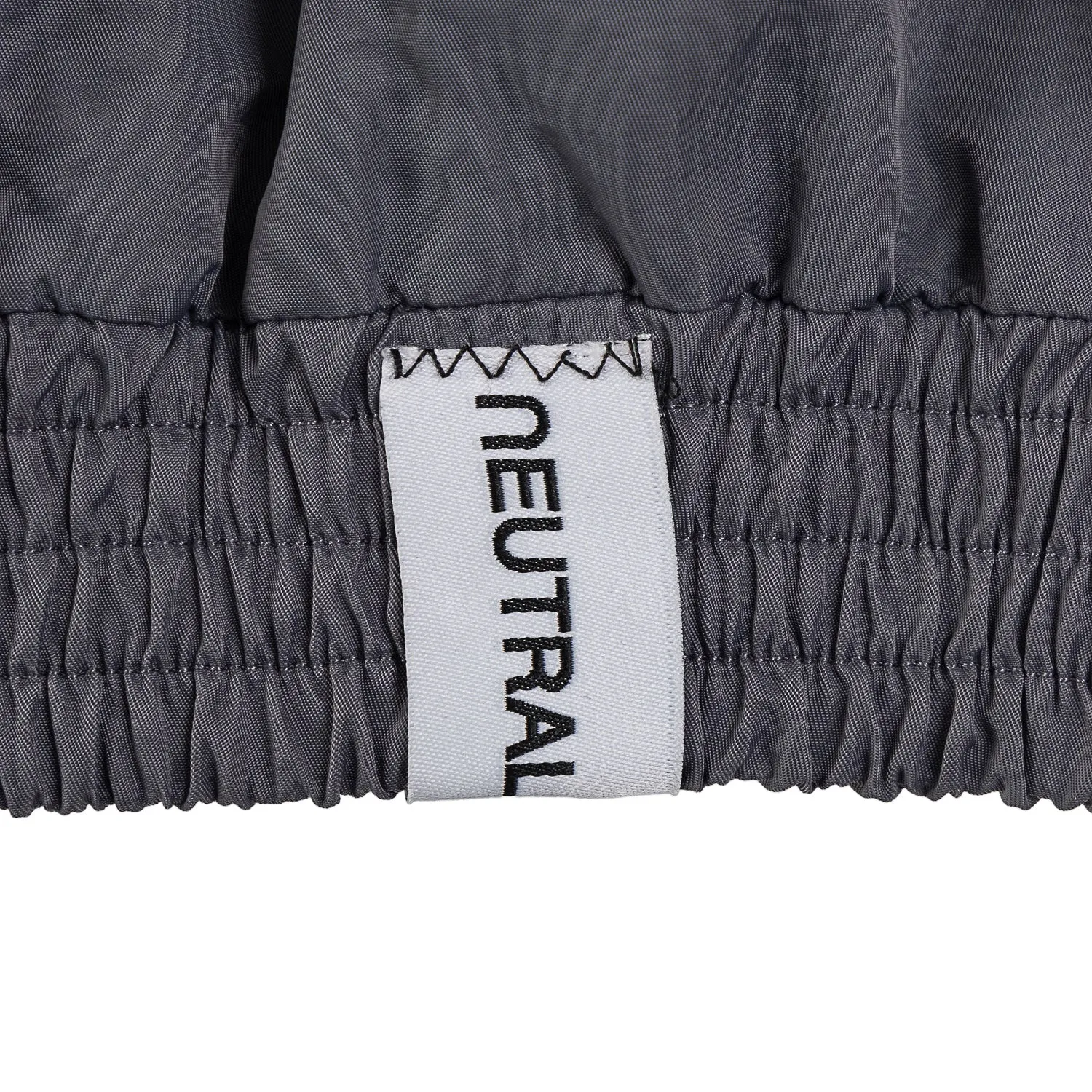 NEUTRAL SOCIETY CROPPED FLIGHT JACKET-DARK GREY