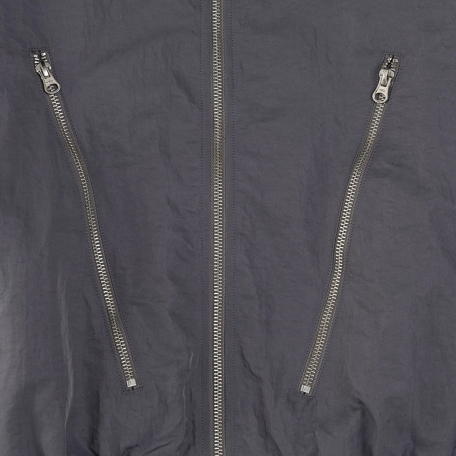 NEUTRAL SOCIETY CROPPED FLIGHT JACKET-DARK GREY