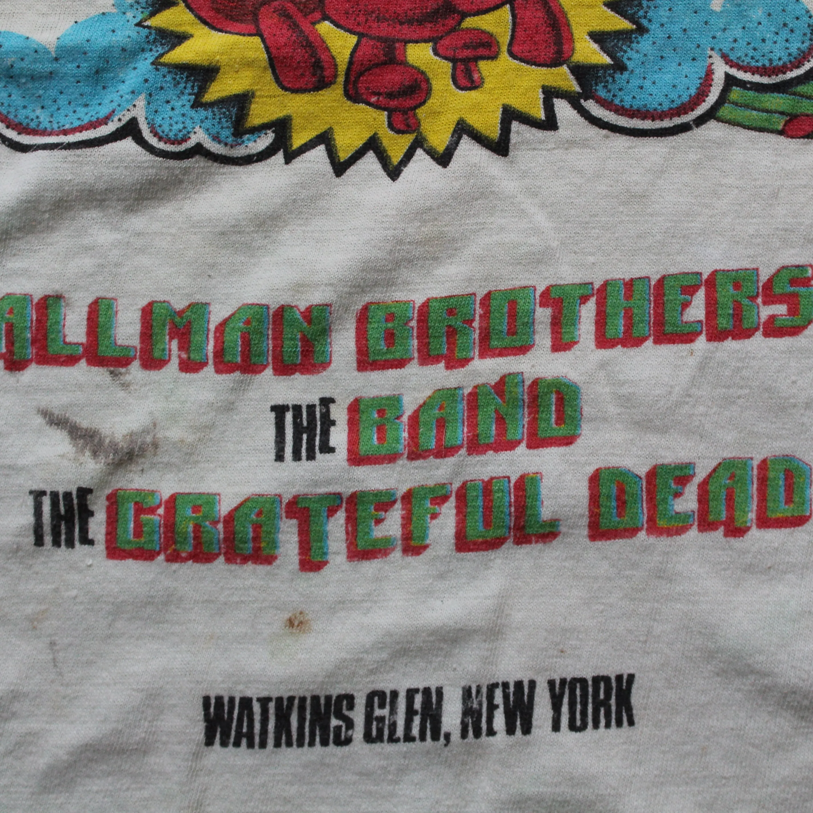 Original 1973 Watkins Glen Summer Jam shirt