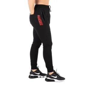 Pantaloni Lungi Femei TATAMI Logo - Negru & Rosu