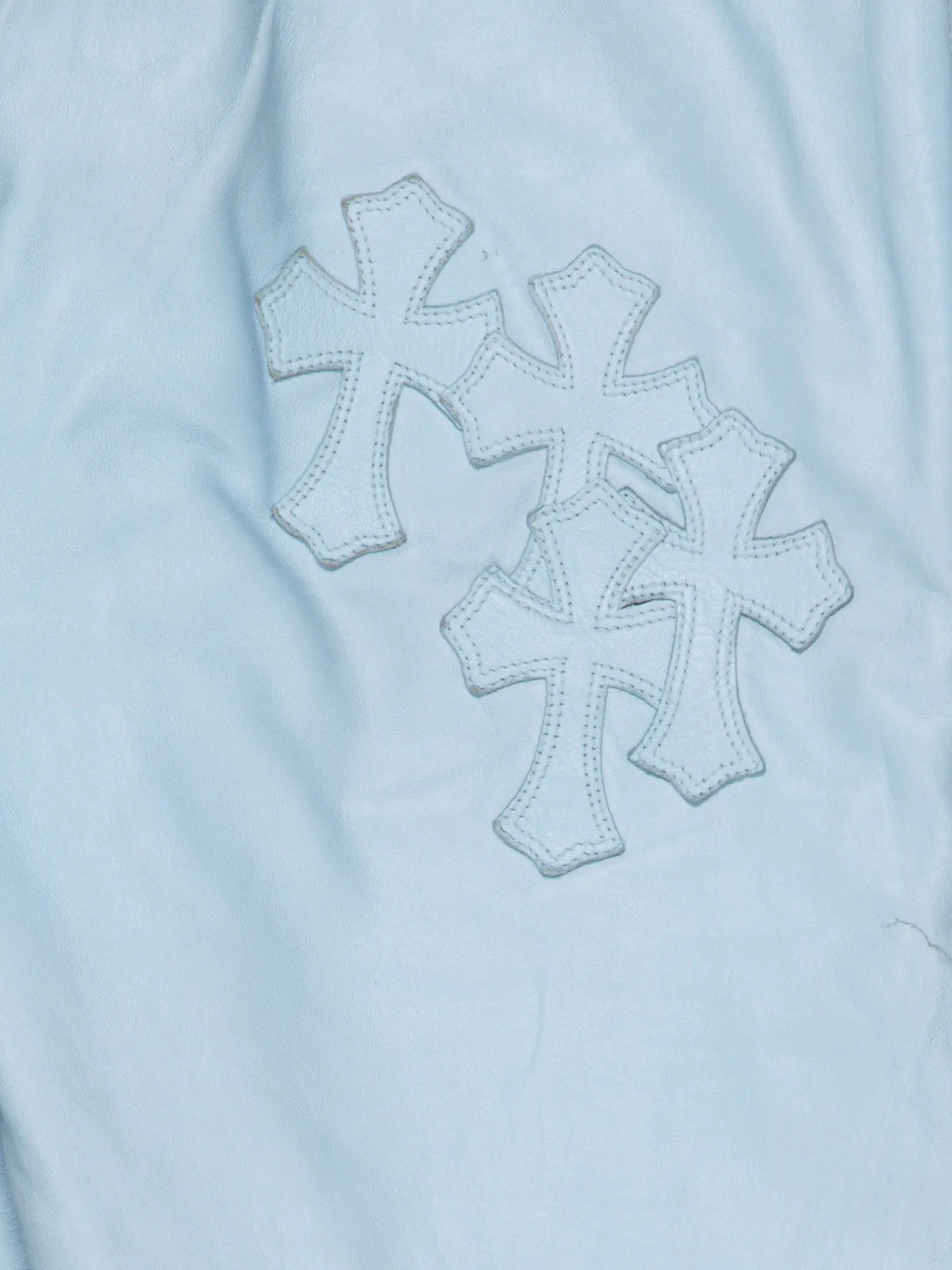 Patched Leather Flerknee Sailor Pants