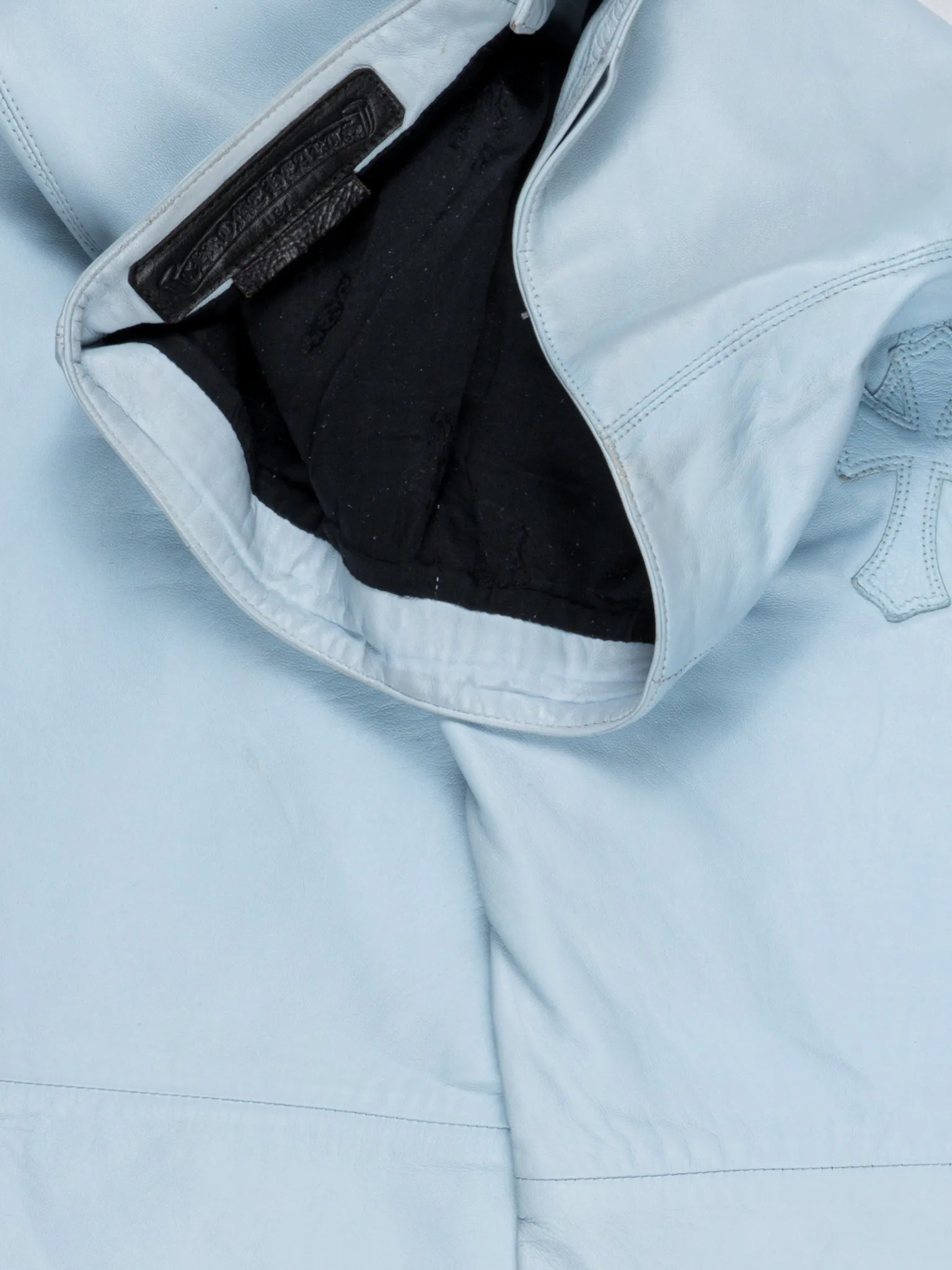 Patched Leather Flerknee Sailor Pants