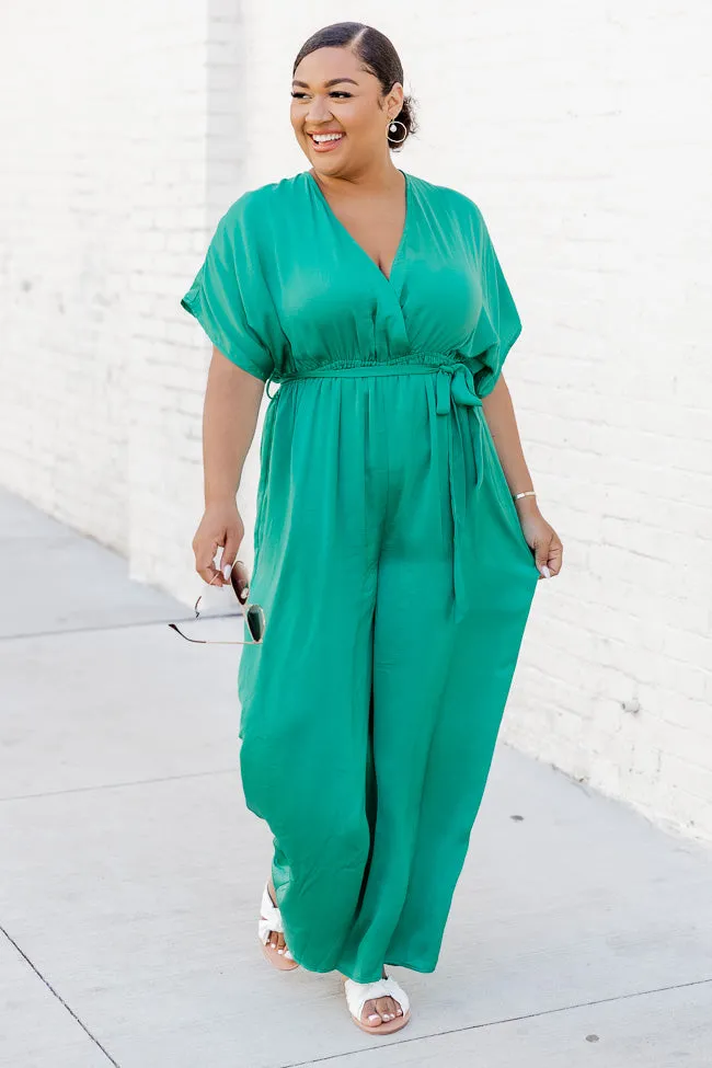 Path To Happiness Teal Jumpsuit FINAL SALE