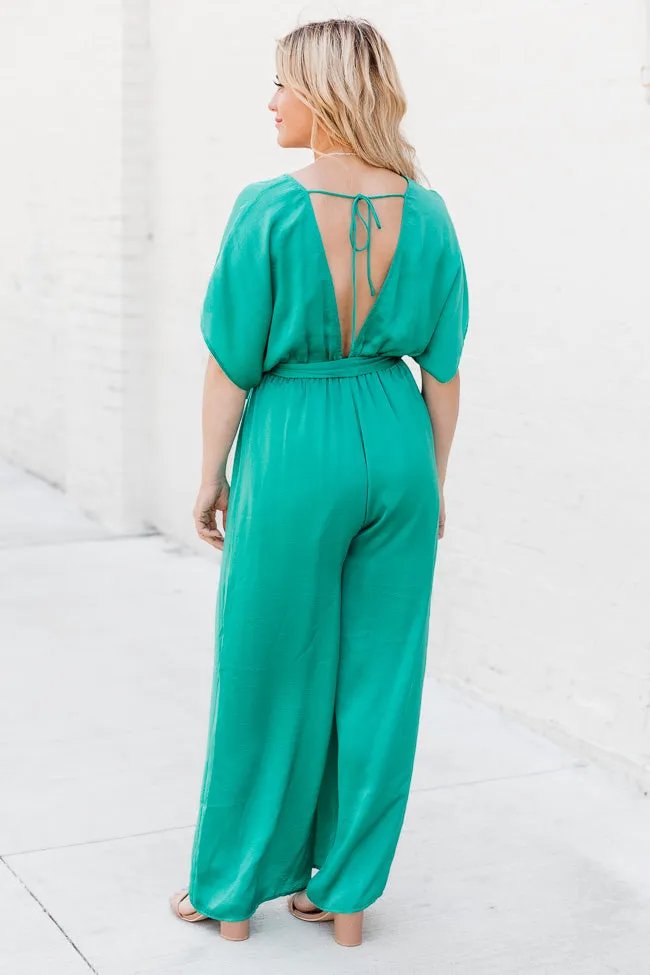 Path To Happiness Teal Jumpsuit FINAL SALE