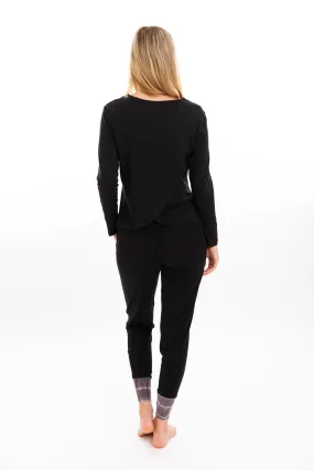 PIMA LONG SLEEVE SHORT SET