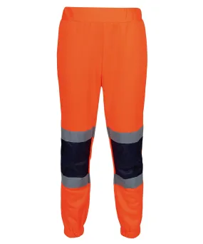 Pro hi-vis joggers | Orange/Navy