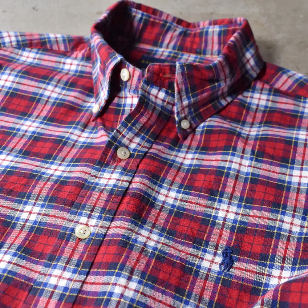 Ralph Lauren/ラルフローレン “CUSTOM FIT” タータンチェック ボタンダウンシャツ　230624