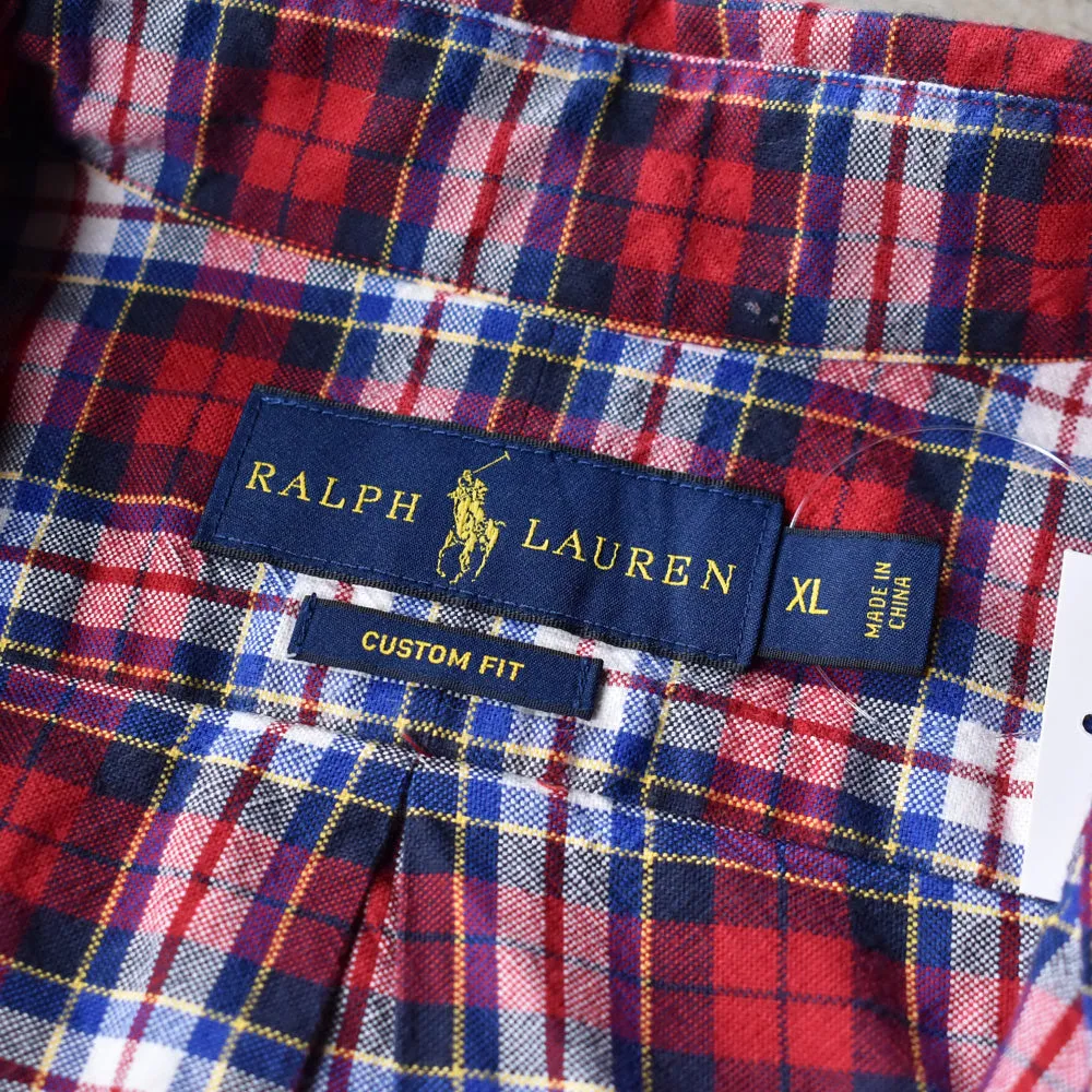 Ralph Lauren/ラルフローレン “CUSTOM FIT” タータンチェック ボタンダウンシャツ　230624