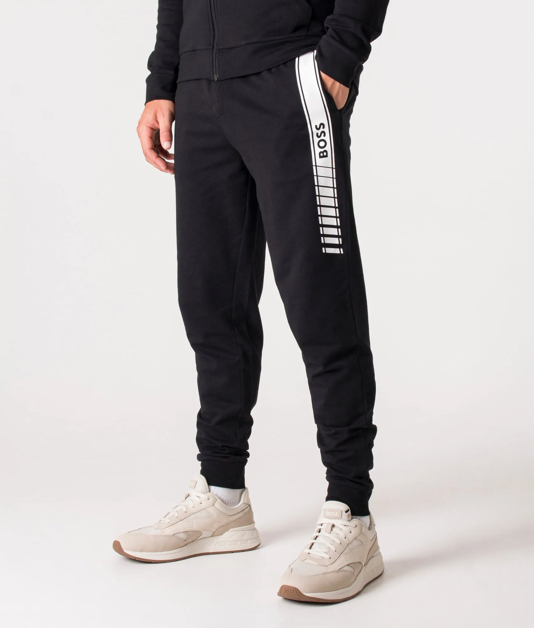 Regular Fit Authentic Logo Stripe Joggers