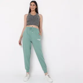 Regular Fit Graphic High Rise Joggers