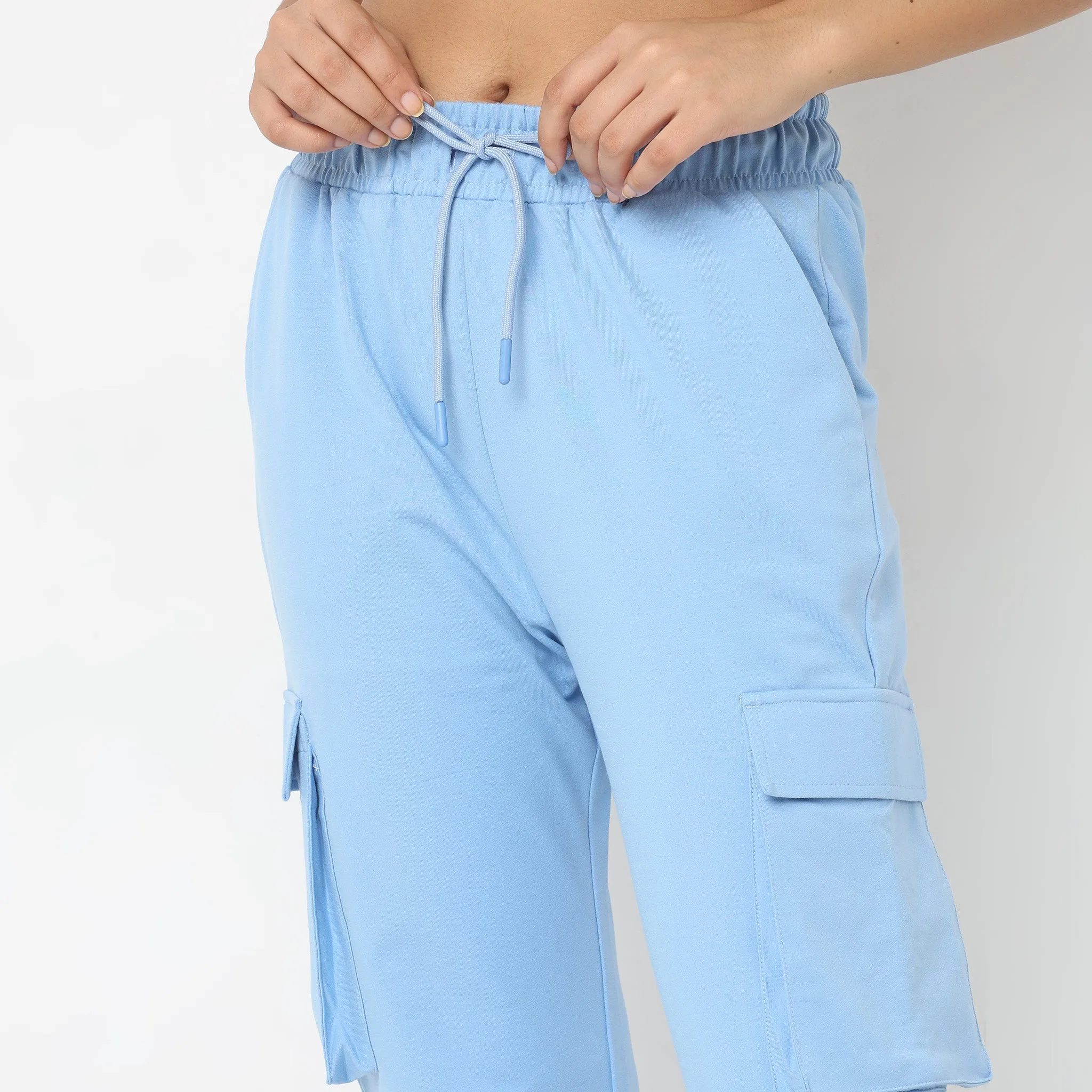 Regular Fit Solid Joggers