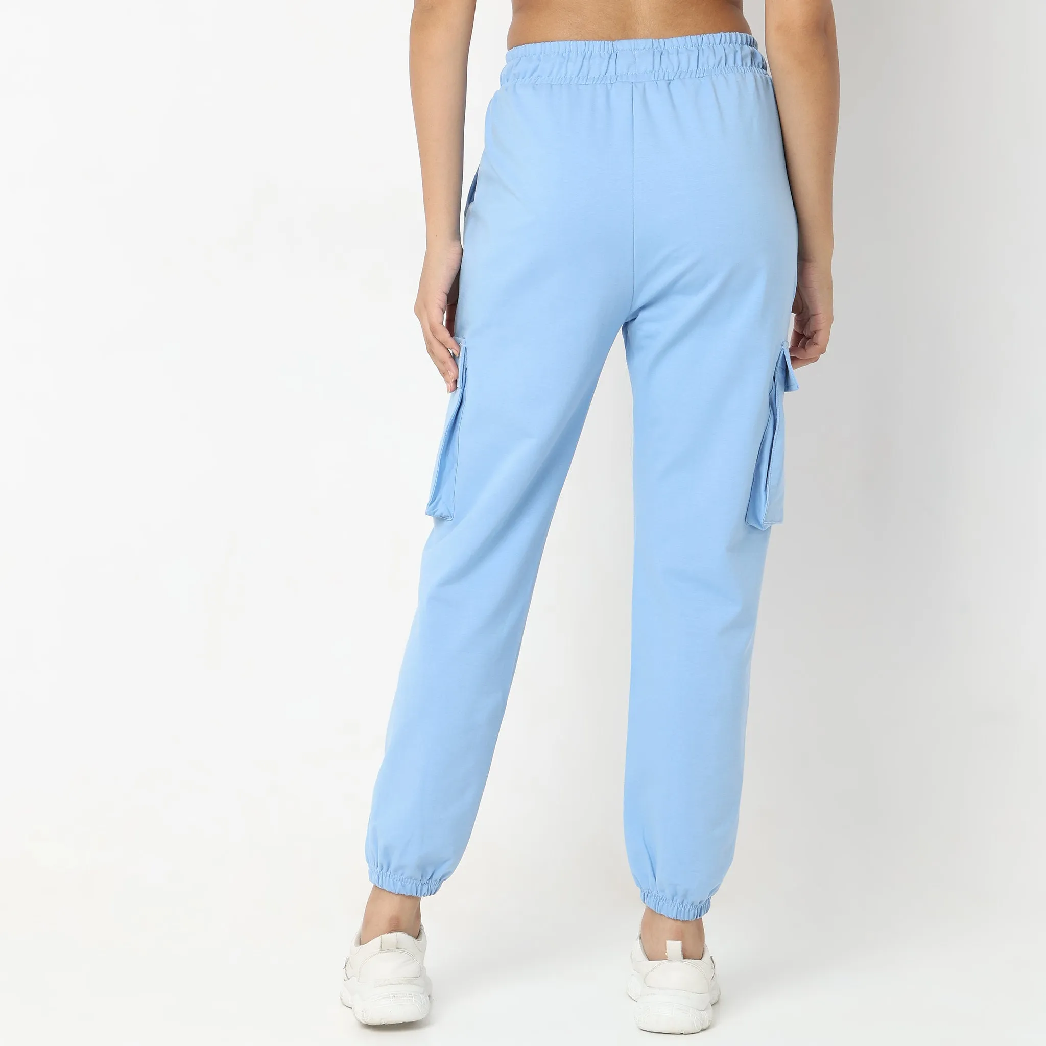 Regular Fit Solid Joggers