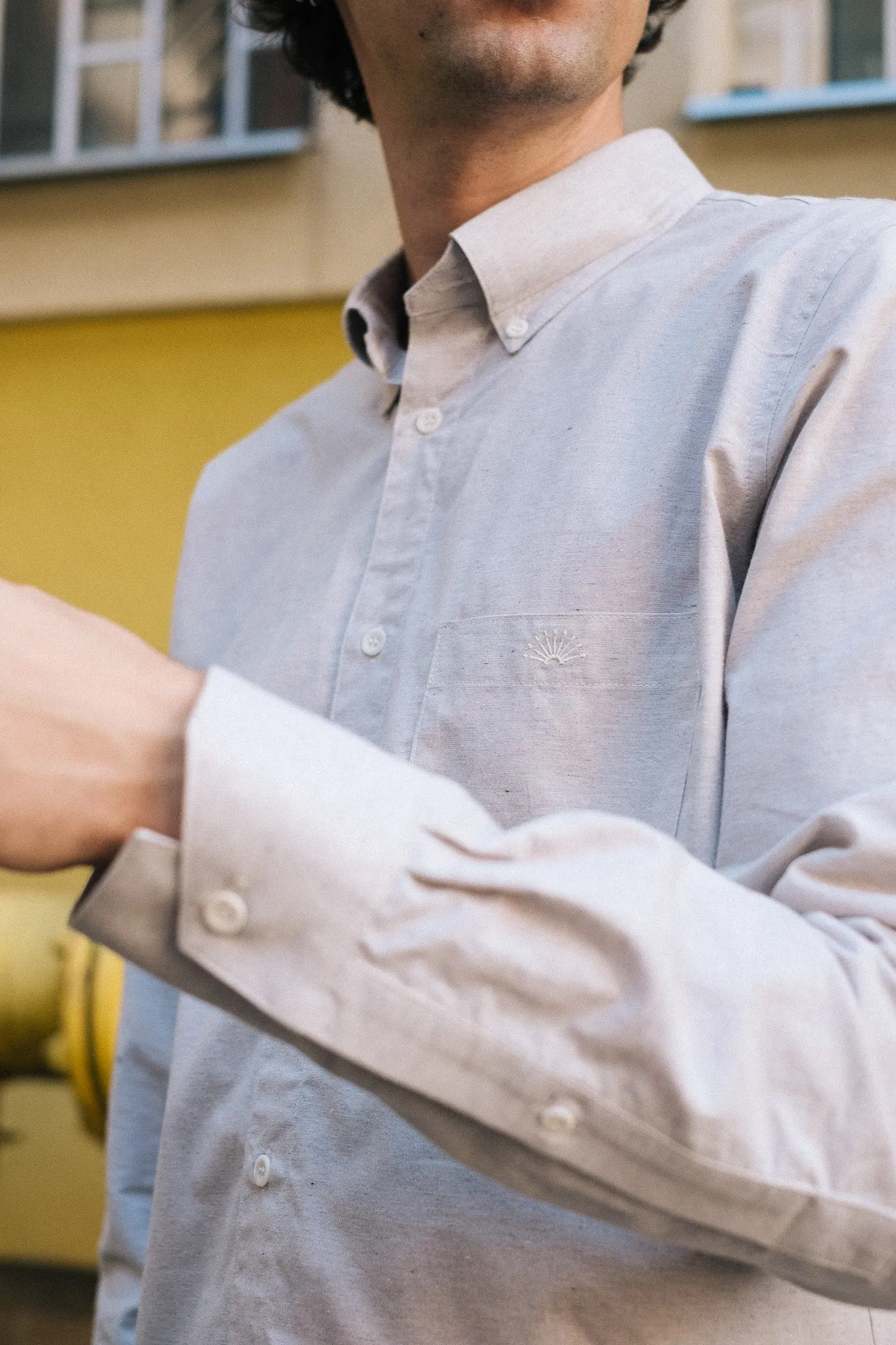 RETOUCH SHIRT / GREY