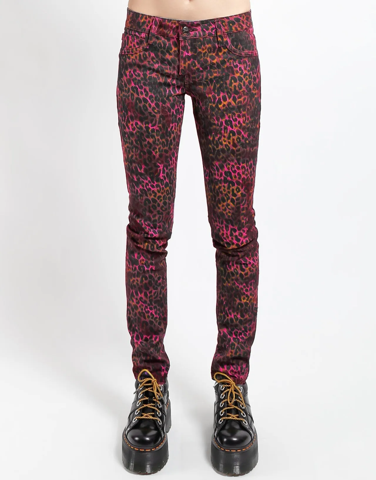 REVERSIBLE JEAN PINK CHEETAH