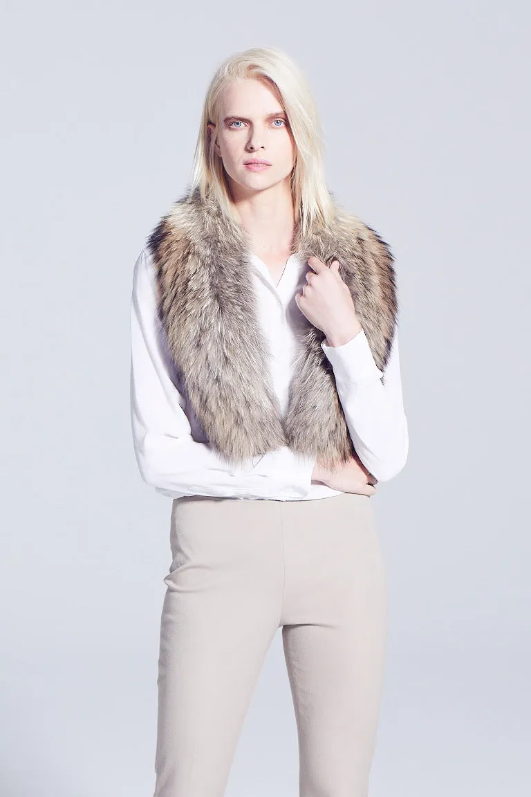Ricky Raccoon Fur Collar