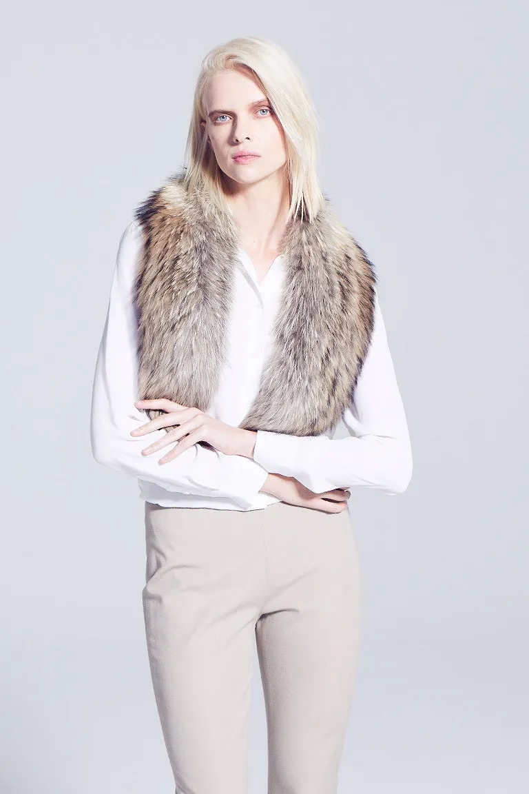 Ricky Raccoon Fur Collar