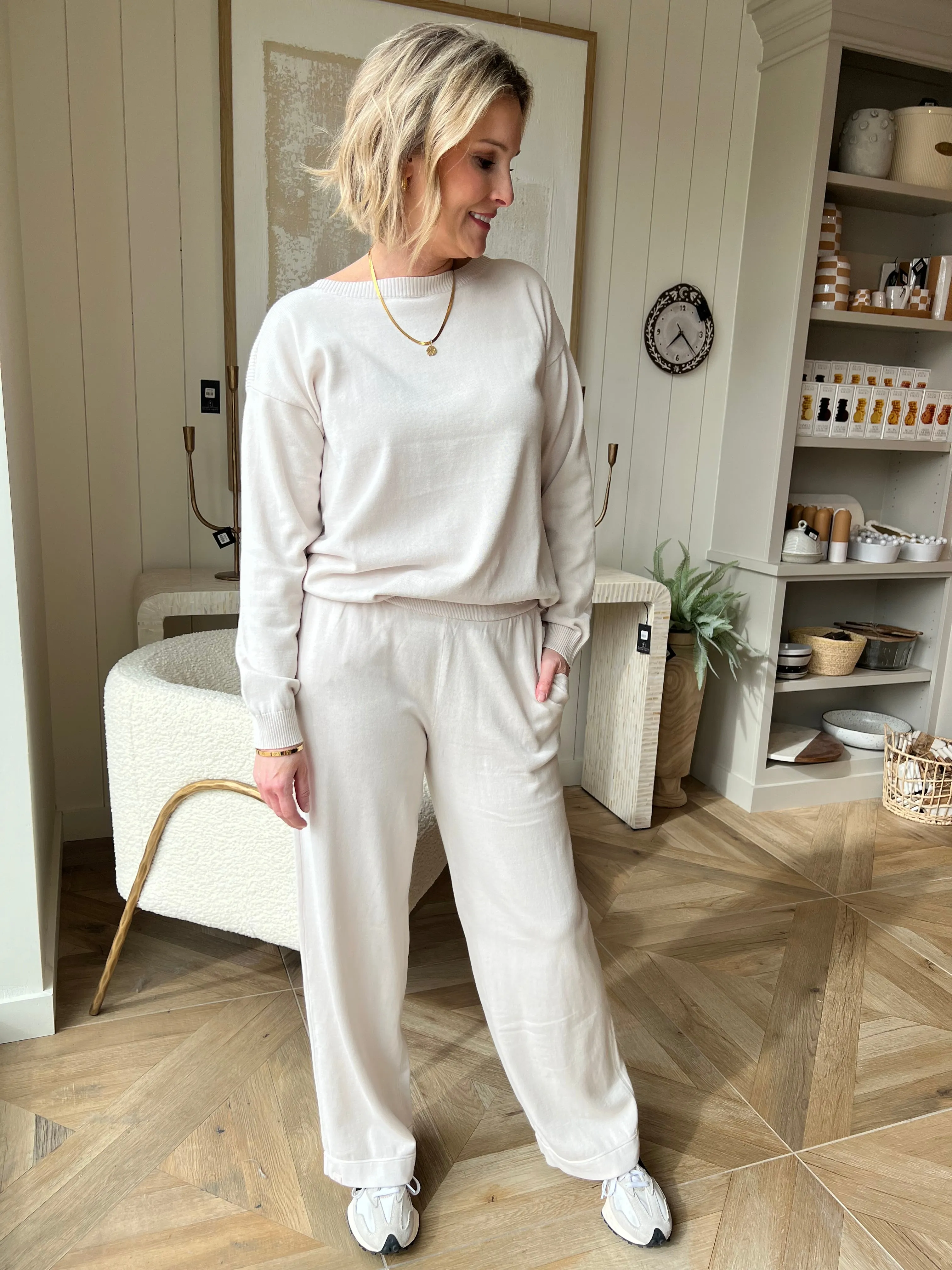 Sand Dune Sunbleached Boatneck Pullover