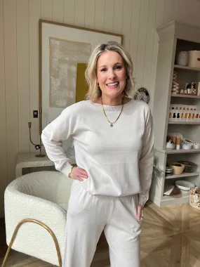 Sand Dune Sunbleached Boatneck Pullover