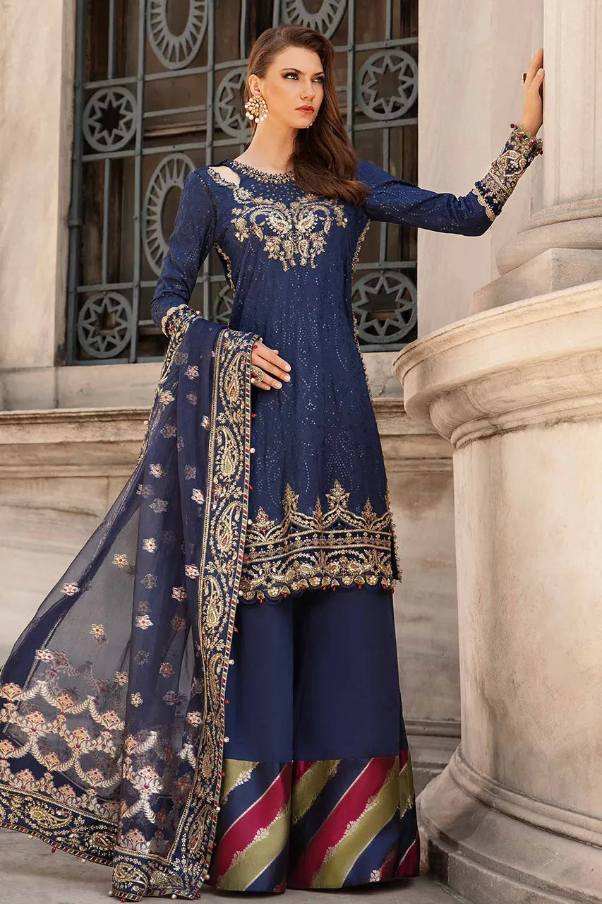 SATEEN'24-Unstitched Embroidered Cotton Satin Suit | CST-804