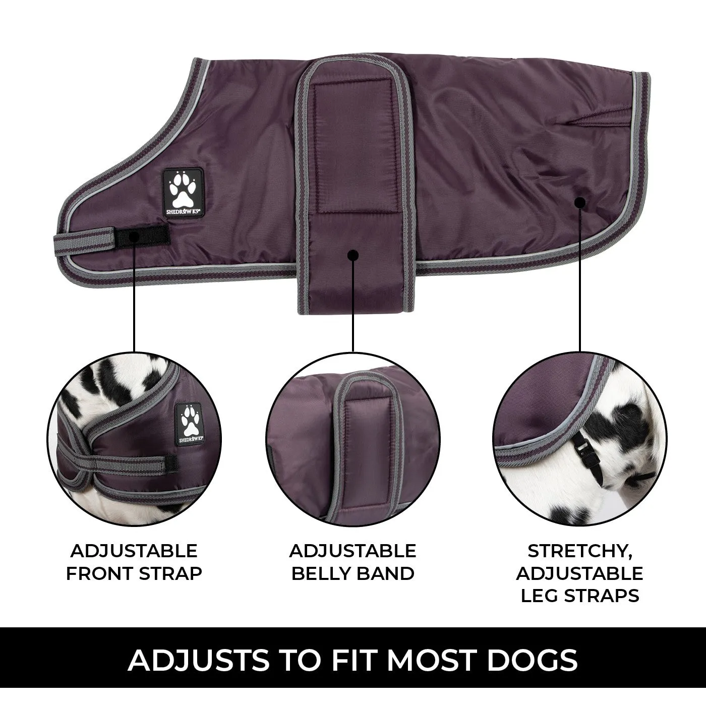 Shedrow K9 Vail Dog Coat Wine Tasting