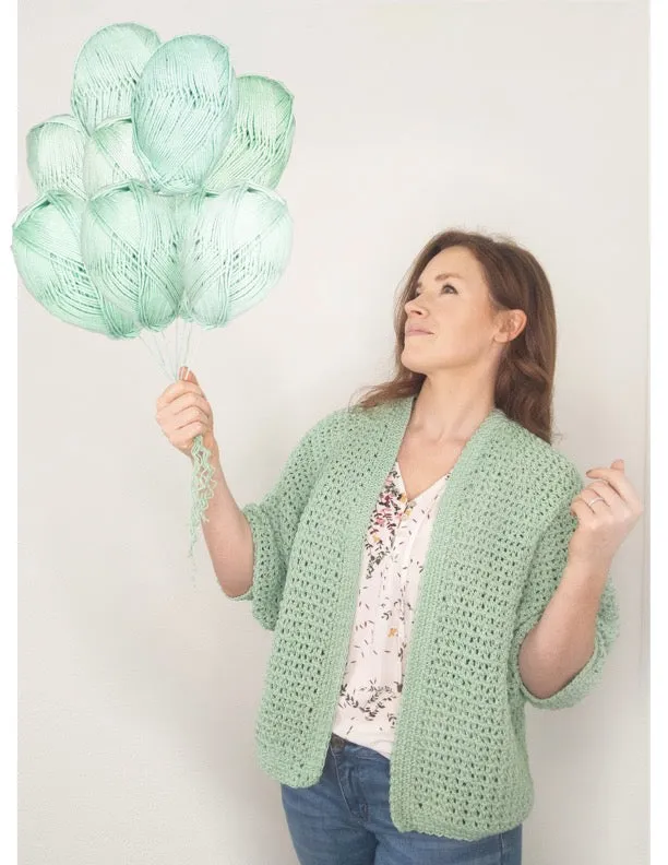 Spring Raglan Sweater (Crochet)