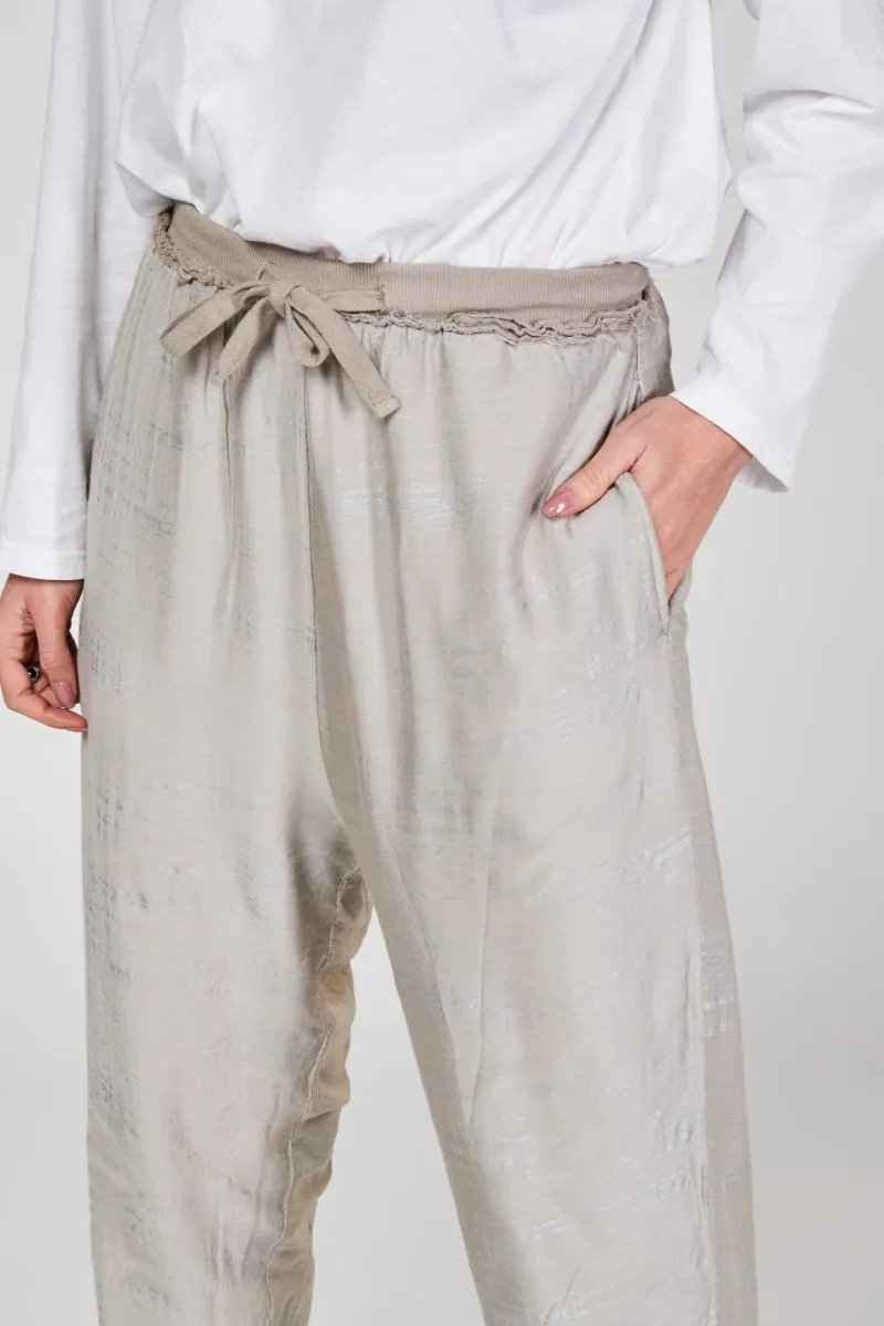 Static Raw Elastic Sweatpant